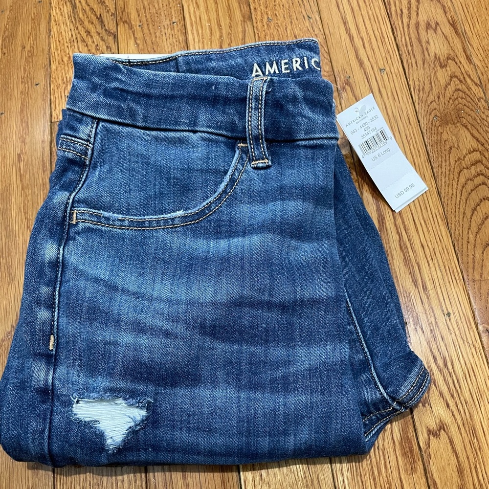 SOLD Bundle 9 pairs American Eagle jeans free fenty leggings included